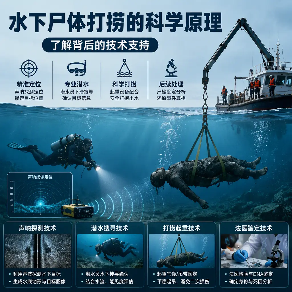 锦州水下尸体打捞的科学原理，了解背后的技术支持